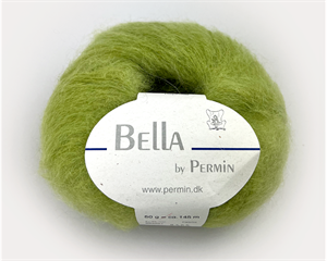 Bella by permin kid mohair - lime